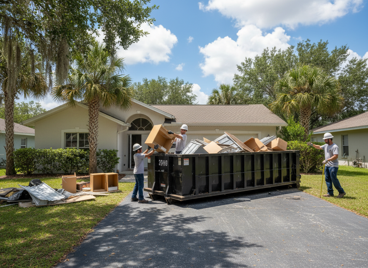 How to Size a Dumpster for a Typical Orlando Kitchen Remodel