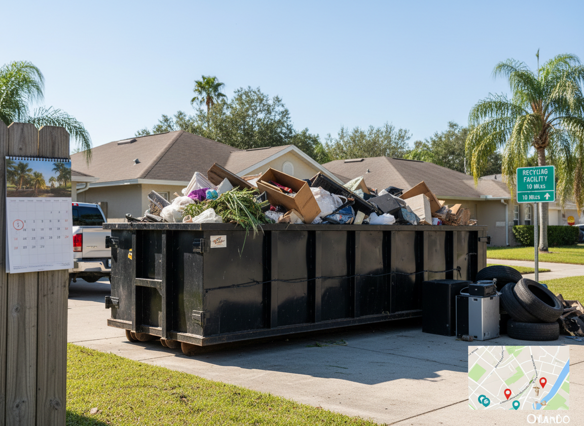 What Affects Dumpster Rental Prices in Orlando Suburbs